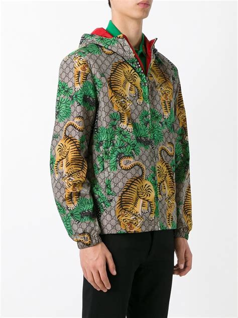 gucci tiger print jacket replica|gucci tiger for sale.